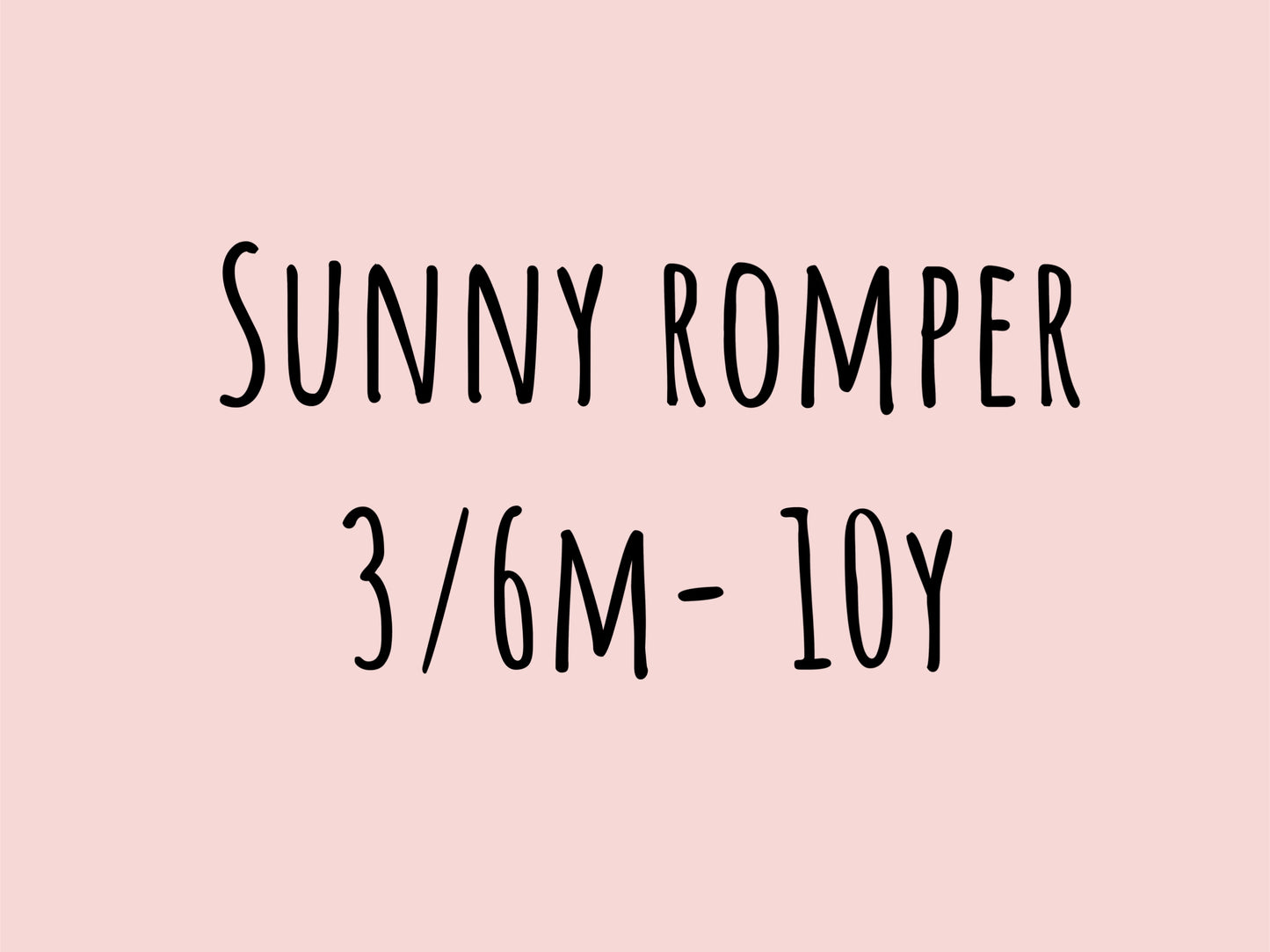 Sunny romper