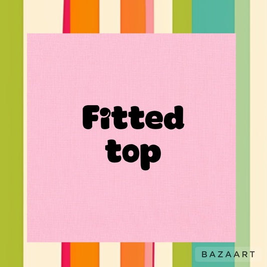 short or long sleeve fitted top