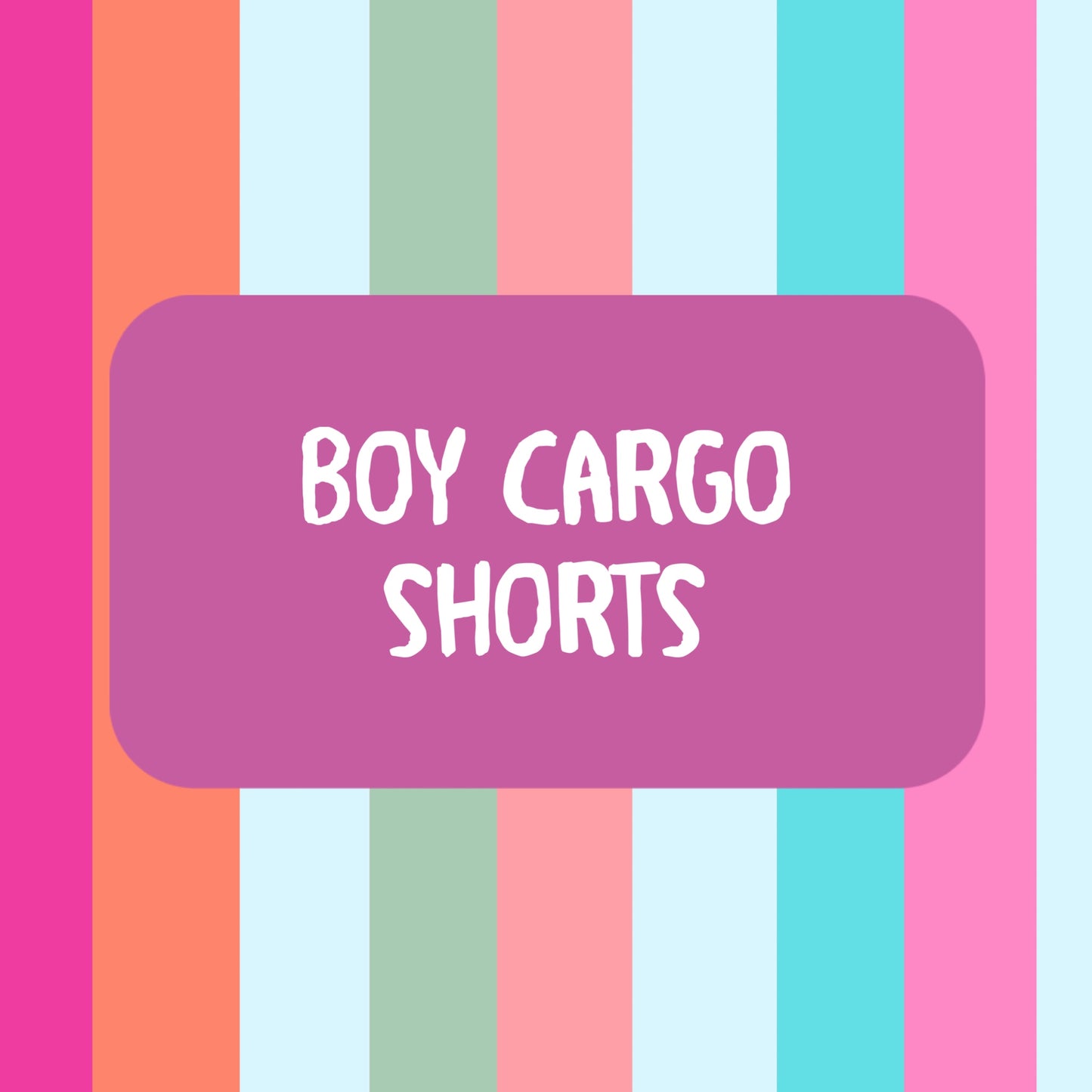 boy cargo shorts