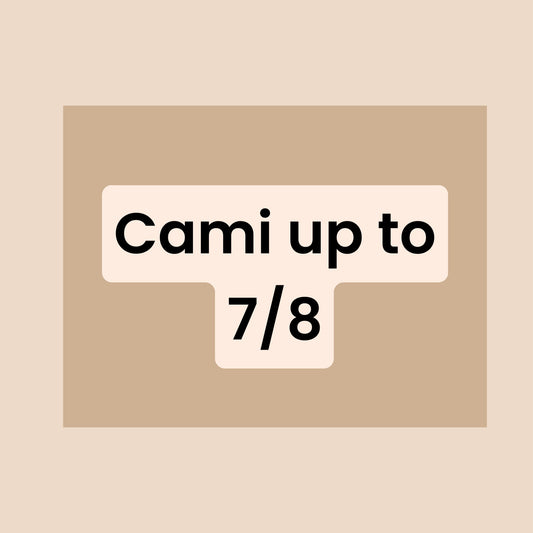 cami (tank) up to 7/8