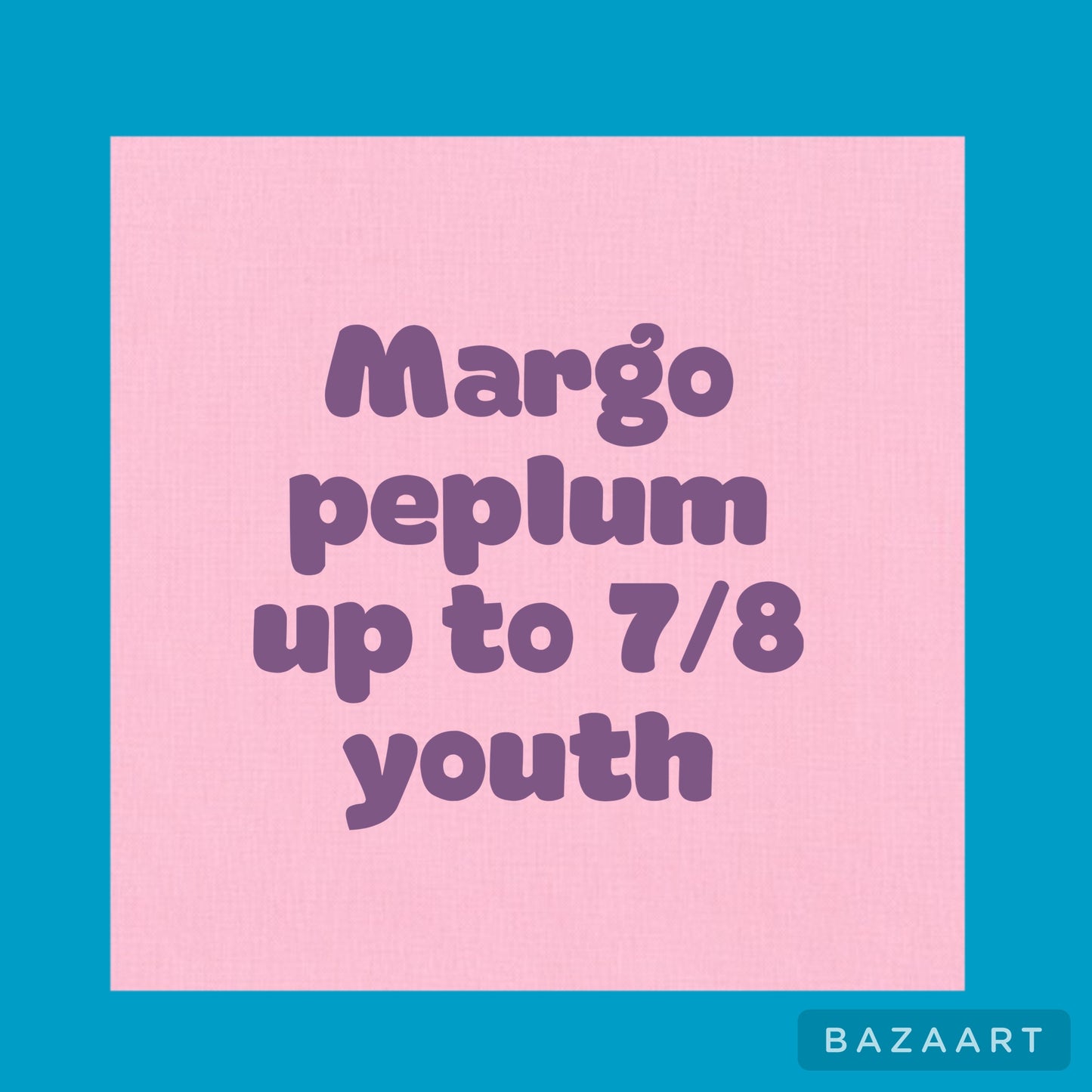 Margo peplum short/long sleeve only