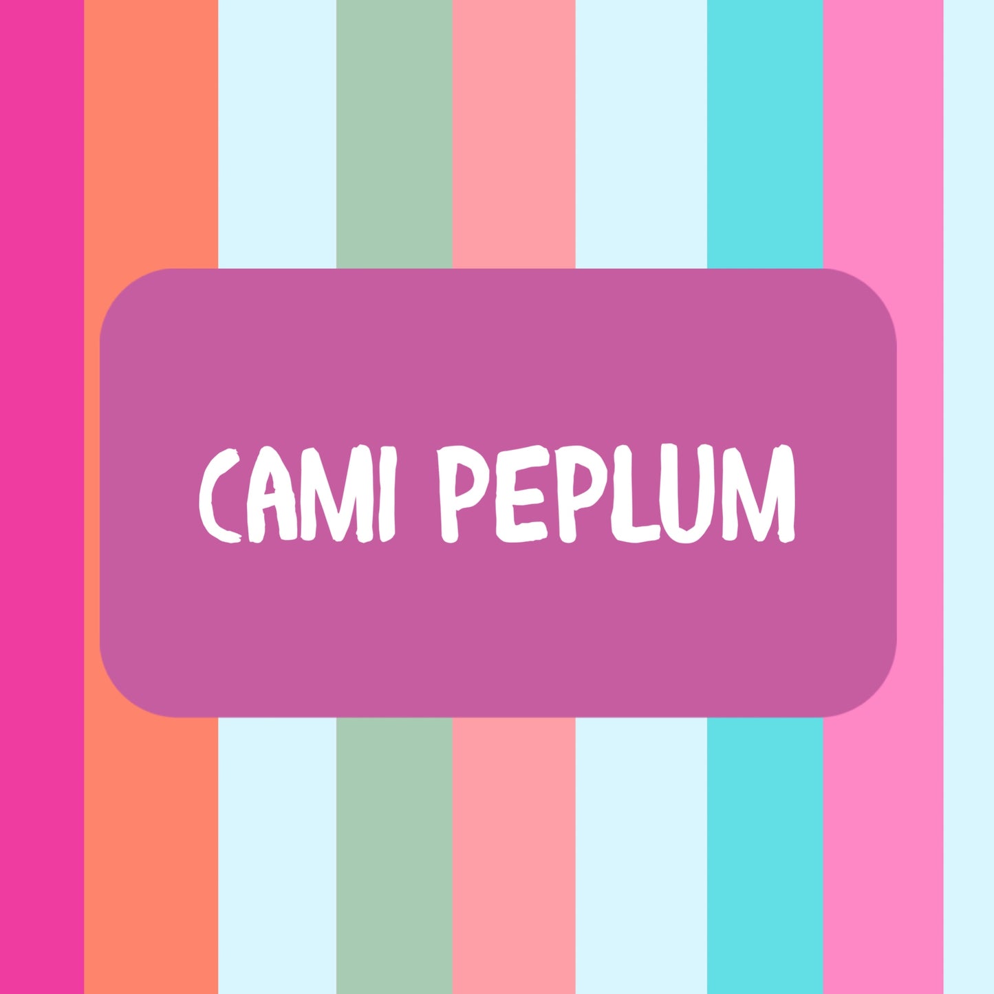 Cami peplum