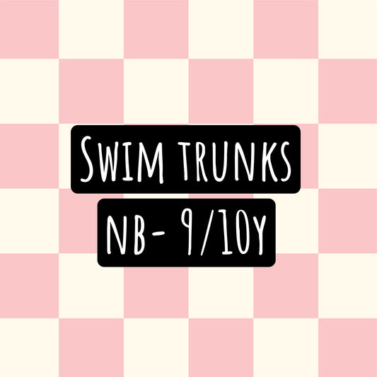 boys swim trunks nb- 9/10y