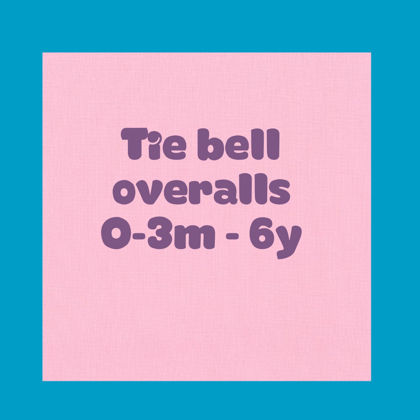 Tie bell overalls